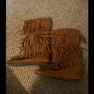 Minnetonka Fringe Boot